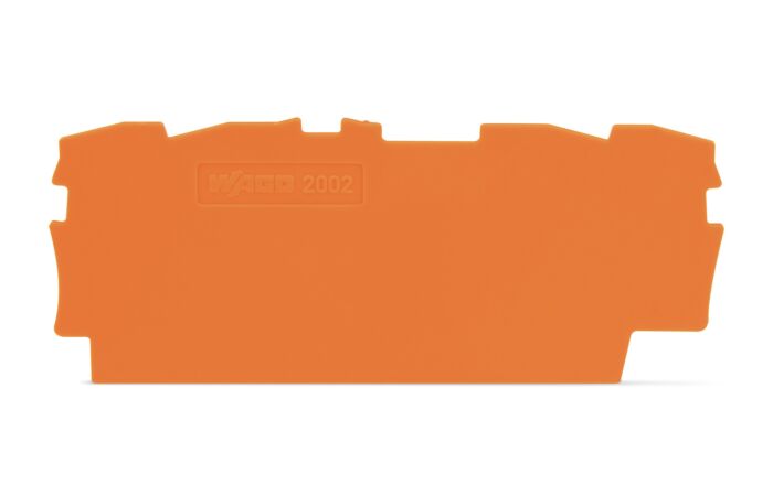 WAGO Bočnice 2002-1492 koncová bočnice a separátor 0,8 mm, oranžová