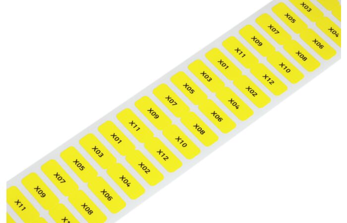 WAGO Etikety 210-807/000-002 pro smart termoprint 8x20mm žlutá bez potisku trvale lepící 3000 etiket na cívce
