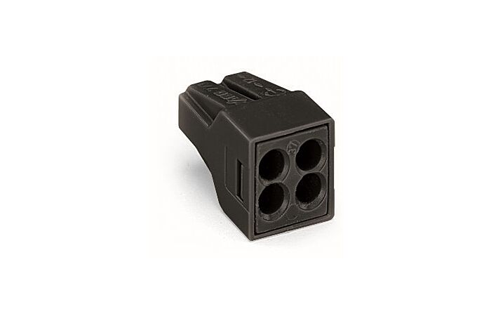 WAGO Svorka 773-514 Instalační PUSH WIRE® pro plné a vícedrátové vodiče max. 2,5 mm², černá