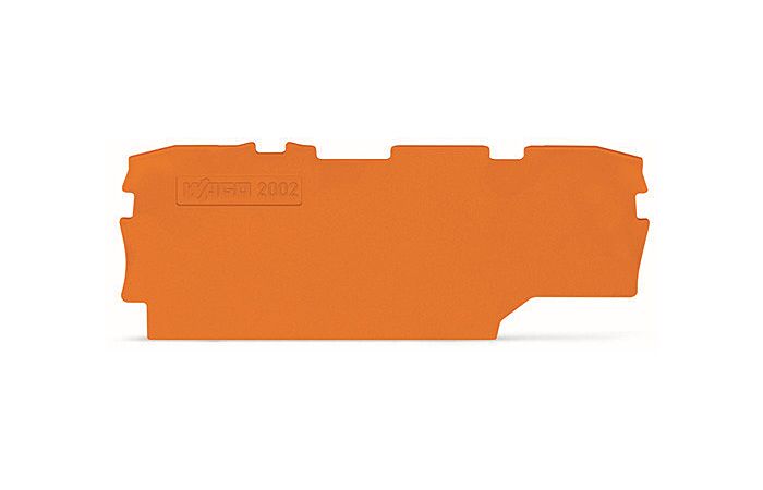 WAGO Bočnice 2002-1992 koncová a separátor  1 mm, oranžová