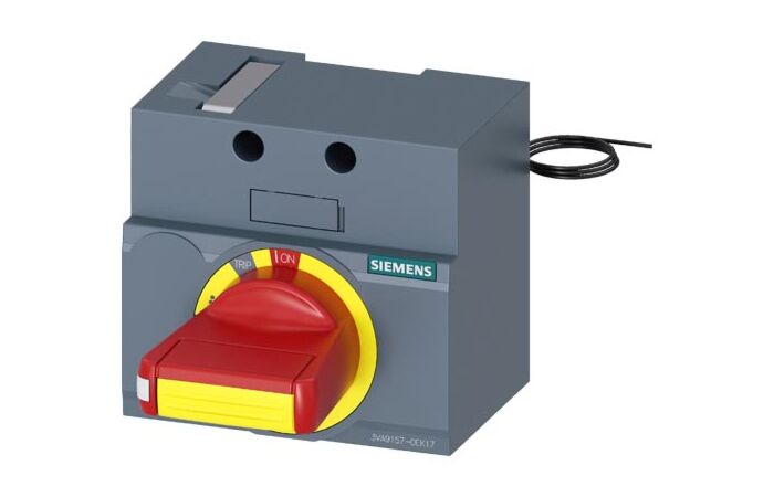SIEMENS Čelní otočný pohon nouzové vypnutí IEC IP30/40 sada osvětlení 24V DC příslušenství k 3VA