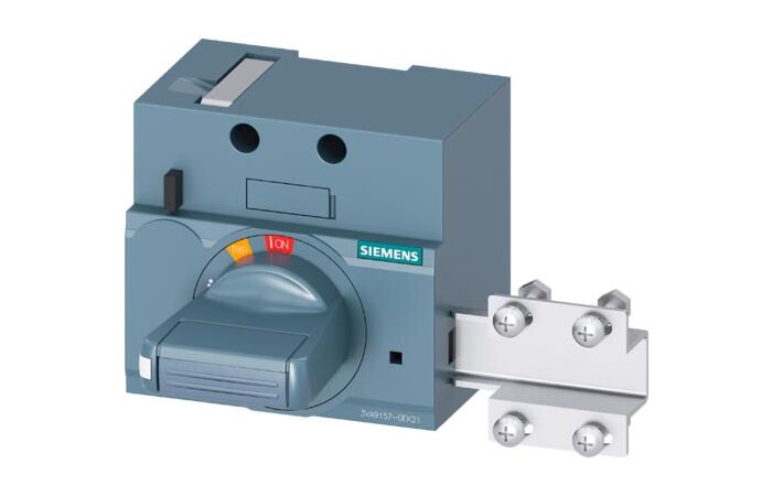 SIEMENS Čelní otočný pohon Standard s uzamykáním dveří IEC IP30/40 příslušenství 3VA9157-0EK21