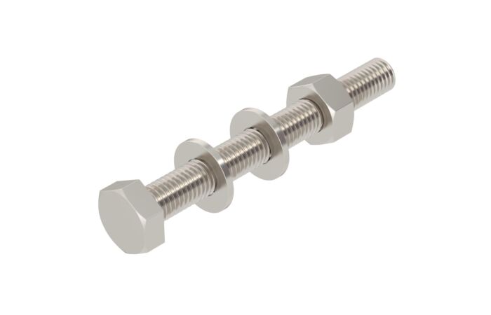 OBO BETTERMANN Šroub se šestihrannou hlavou SKS 10x90 A2