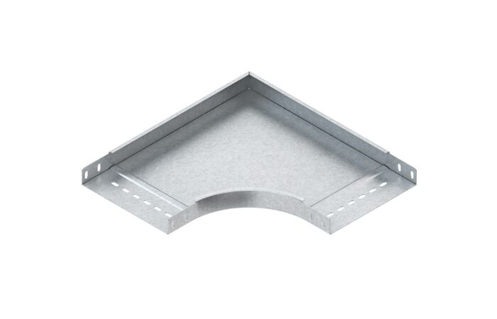 NIEDAX Koleno 90°, 35x102 mm, s bočnicemi bez děrování RES 35.100