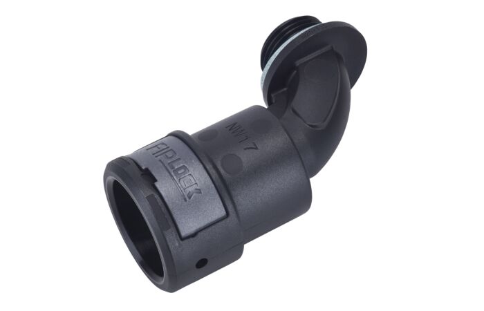 FRÄNKISCHE Koleno AEPA-36M50PB M50x1,5 Oblouk 90° plast černá
