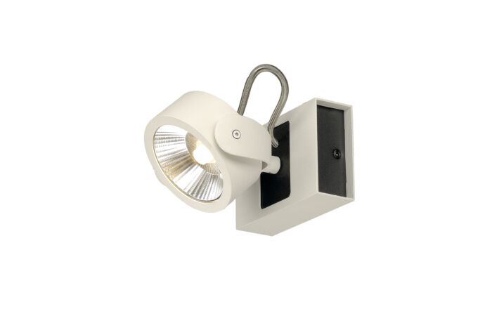 SLV Svítidlo LED KALU 1 17W 1000lm 3000K 60° nástěnné reflektor IP20 bílá/černá