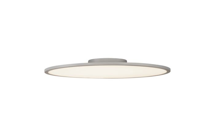 PANEL 60 kulaté, LED vnitřní stropní nástavbové svítidlo, stříbrošedá, 3000K