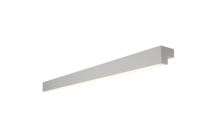 SLV Svítidlo LED L-LINE 120 18,5W 1650lm 3000K nástěnné,stropní 117x7cm IP44 stříbrná