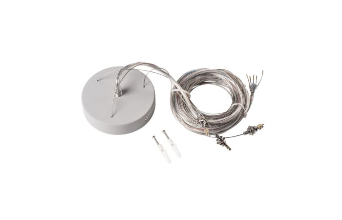 SLV Závěs MEDO 5m stříbrošedá