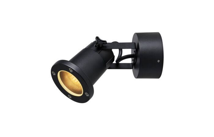 SLV Svítidlo NAUTILUS WL QPAR51 11W GU10 nástěnné IP54 černá