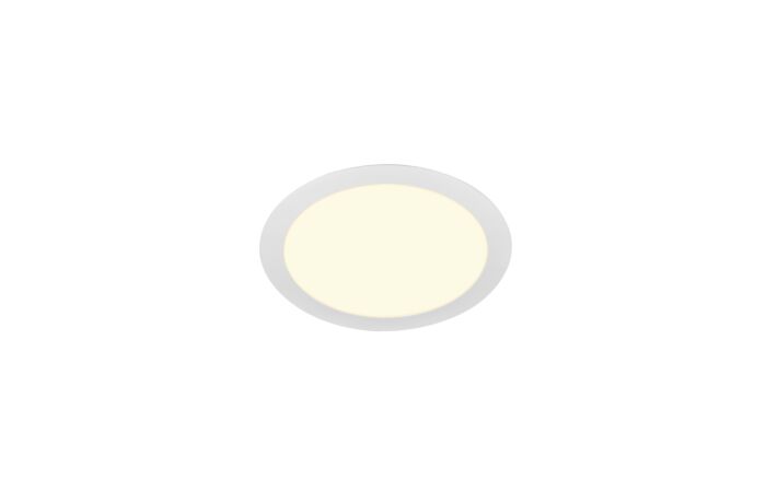 SLV Svítidlo LED SENSER 24, 13W, 1200lm, 3000K, vestavné, kruhové, IP20 bílá