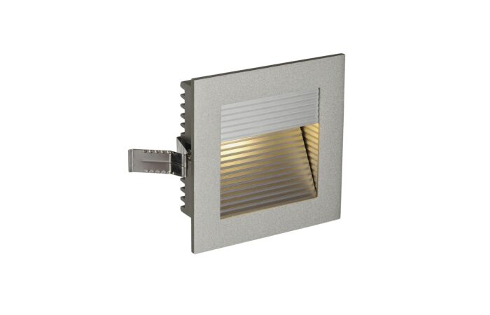 SLV Svítidlo LED FRAME CURVE 1W 60lm 3000K 350mA hranaté vestavné IP20 šedá