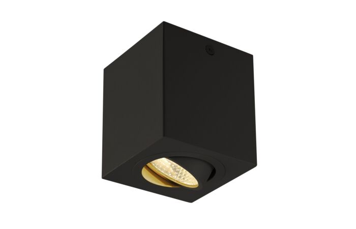 SLV Svítidlo LED TRILEDO SQUARE CL 6,2W 626lm 3000K downlight, ovladač IP20 černá