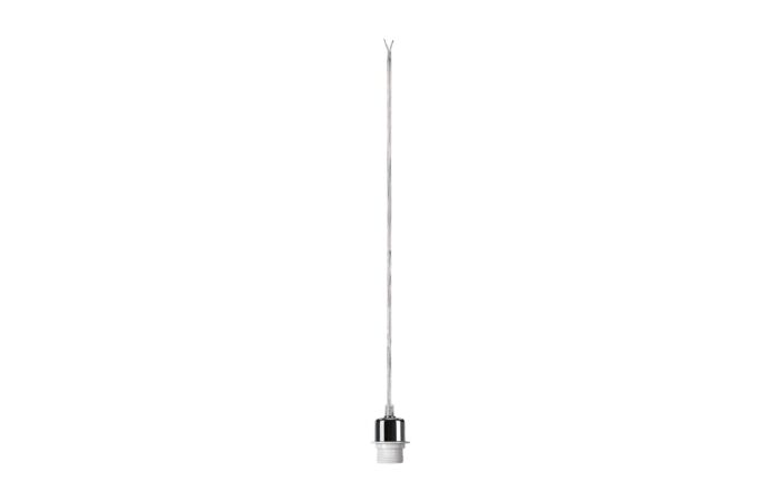 SLV Závěs FENDA A60 bez stínítka, bez rozety, otevřený kabel, max. 60 W chrom