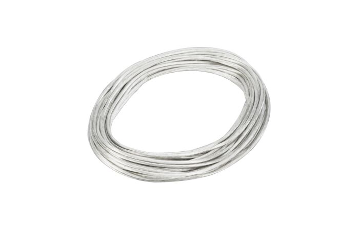 NÍZKONAPĚŤOVÉ LANO, pro nízkonapěťový lanový systém TENSEO, bílý, 6mm², 20 m