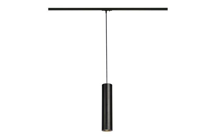 SLV Svítidlo ENOLA_B 50W GU10 závěs 150cm  vč. 1fázového adaptéru IP20 černá