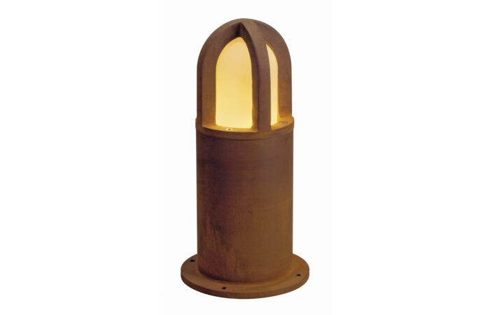 SLV Svítidlo RUSTY CONE 40 11W E27 lampa stojací 40cm IP54 rezavá