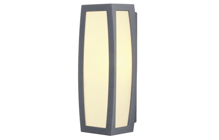 SLV Svítidlo MERIDIAN BOX 25W E27 nástěnné senzor pohybu IP54 antracit