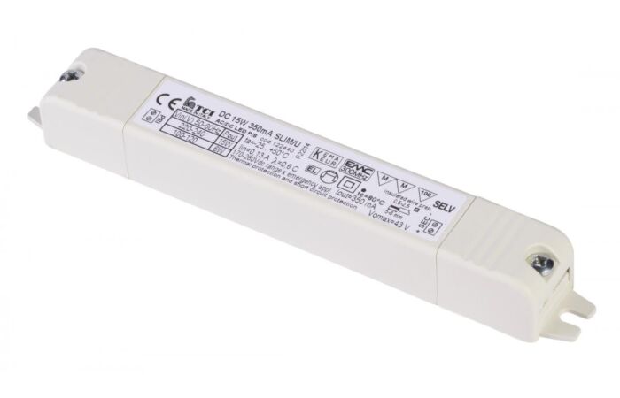 Ovladač TCI LED, 15 VA, 350 mA, vč. odlehčovacího profilu