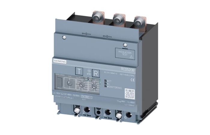 SIEMENS Jistič diferenčního proudu RCD520B základní RCD typ B nebo B+ 3VA9113-0RL21