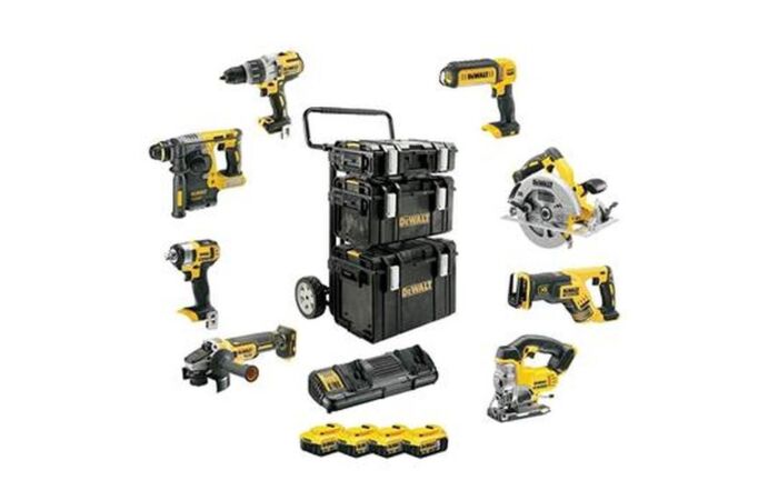 DeWALT  Sada DCH273+DCD996+DCG405+DCF880+DCS570+DCS367+DCS331+DCL050 / Aku bezuhlíková kombo sada nářadí