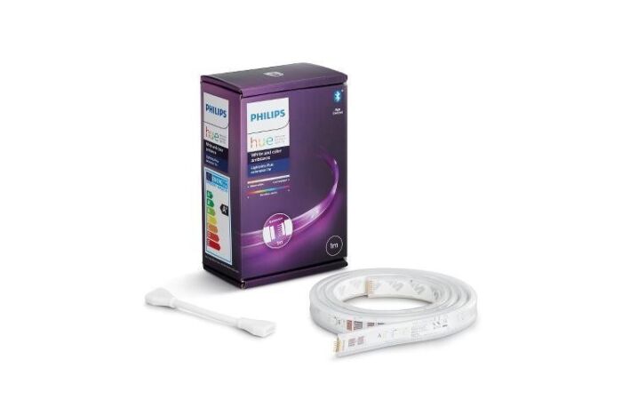 HUE P&aacute;sek LED 11W 800lm 2000K-6500K RGB s konektorem a Bluetooth d&eacute;lka 1m  IP20