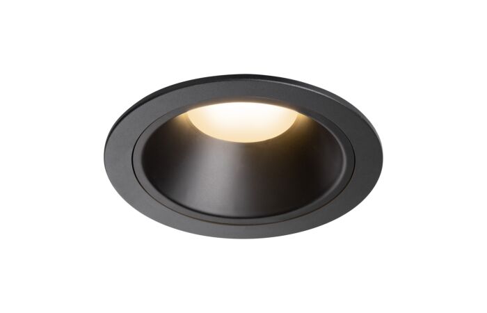 NUMINOS® DL XL, vnitřní LED zápustné stropní svítidlo černá/černá 2700 K 20°