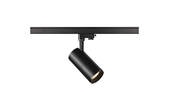 SLV  Svítidlo LED NUMINOS® PHASE M, 14W 1800lm 3000K, 3fázové, do lištových systémů, IP20 černá K 60°