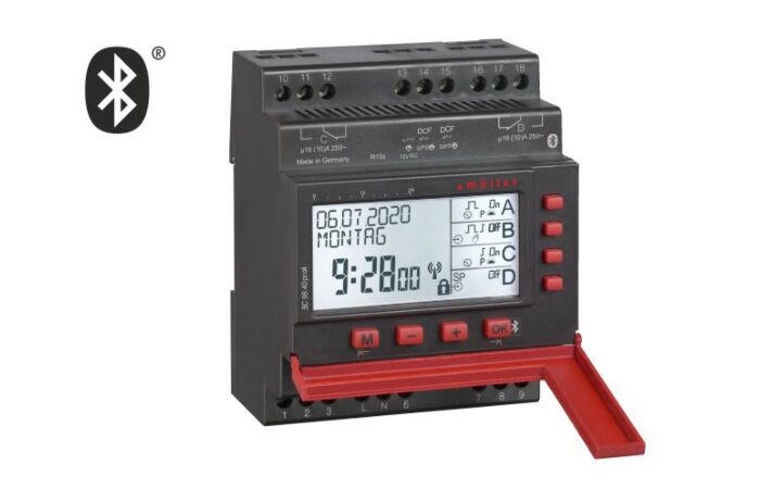 MÜLLER Hodiny spínací SC 98.20 pro4 Digitální roční i astro program integrovaný Bluetooth 16A 230V IP20