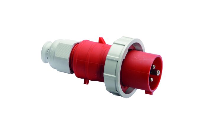 16A 3p 400V IP67 9h Vidlice Quick-Connec