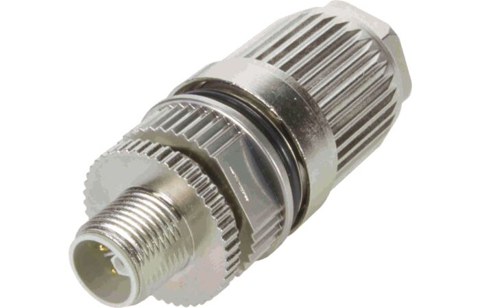 WAGO Konektor 756-9701/050-000 5 pól stíněný zástrčka axiální M12 technologie IDC IP65/67