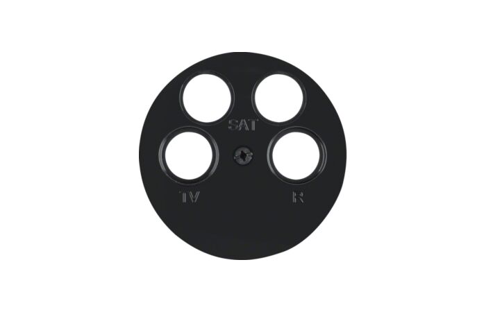 Centrální díl pro anténní zásuvku se čty