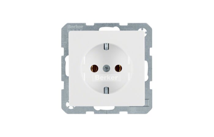 Zásuvka, SCHUKO, 16 A, 250 V ~, šroubova