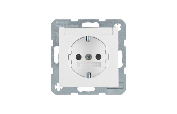 Zásuvka, SCHUKO, 16 A, 250 V ~ s popisov