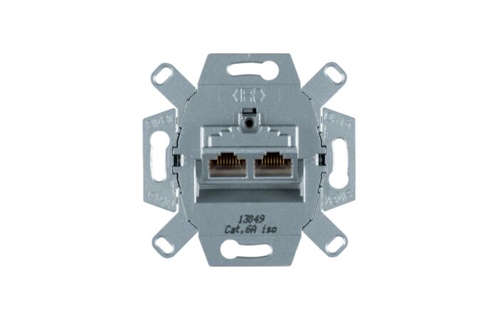 Zásuvka BERKER 4587 2xRJ 45 FTP