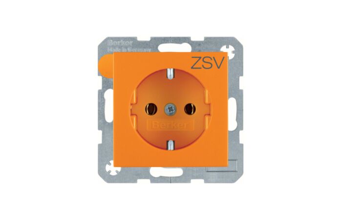 "Zásuvka, SCHUKO, potisk "ZSV", bezšro