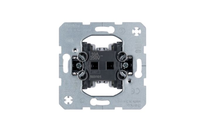 Tlačítko, kolébkové, řazení 1/0, 10 A, 2