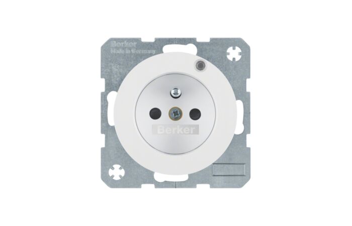 Zásuvka se zemnicím kolíkem a LED kontro