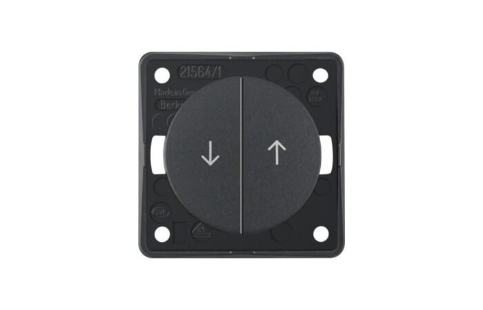 Spínač, tlačítkový žaluziový, 1-pólový,