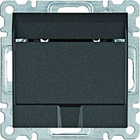 HAGER Spínač LUMINA WL0513 hotelové karty černá mat