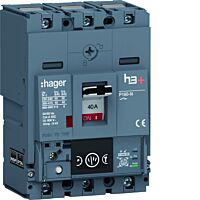 Kompaktní jistič h3+ P160 Energy 40 kA,