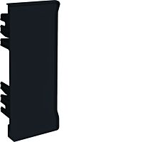 Koncovka kanálu GBA/GBD 50x131, černá