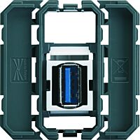 Přístroj zásuvky USB 3.0, průchozí přípo