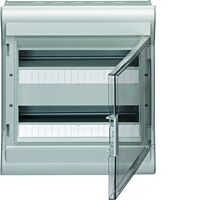 HAGER Skříň VECTOR II VE212L 24TE, průhledná dvířka, IP54