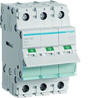 HAGER Spínač SBN390 100A 3P