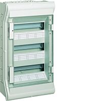 HAGER Skříň VECTOR II VE312L 36TE, průhledná dvířka, IP54