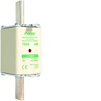 HAGER Pojistka nožová, NH1, 160A aM, 690V AC (balení 3ks)