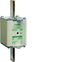 HAGER Pojistka nožová, NH2, 250A aM, 690V AC (balení 3ks)