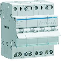 HAGER Přepínač SFT440 4P/40A 4P     I-0-II