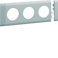 Přístrojový rámeček trojzásuvky 80mm, sv